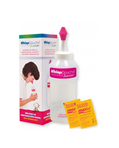 RhinoDouche Júnior Sistema Lavagem Nasal + 26 Saquetas