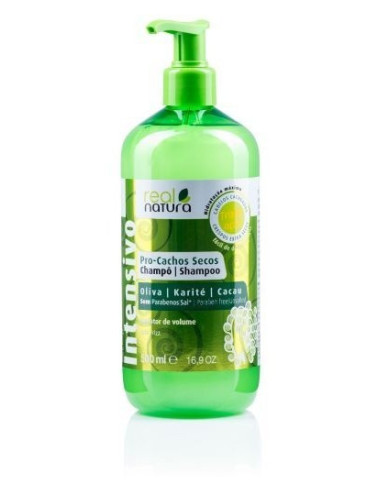 REAL NATURA CHAMPÔ PRO-CACHOS SECOS 500ML