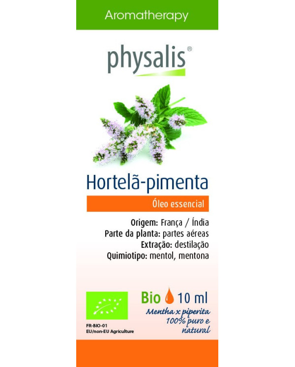 PHYSALIS ÓLEO ESSENCIAL HORTELÃ-PIMENTA BIO 10ML