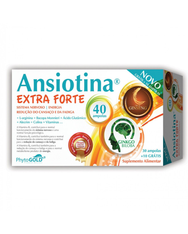 ANSIOTINA EXTRA FUERTE 30 AMPOLLAS + 10 GRATIS
