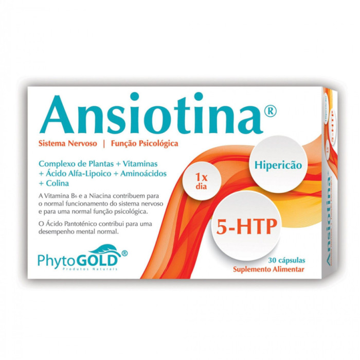 ANSIOTINA SISTEMA NERVIOSO 5 HTP 30 CÁPSULAS PHYTOGOLD
