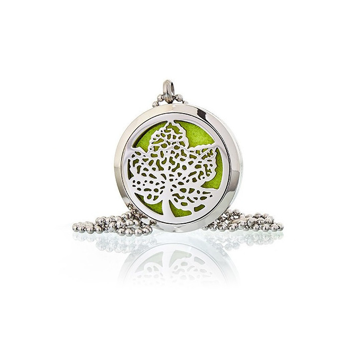 COLAR DE JOIAS DE AROMATERAPIA - Folha de 30mm