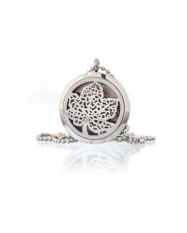 COLAR DE JOIAS DE AROMATERAPIA - Folha de 30mm