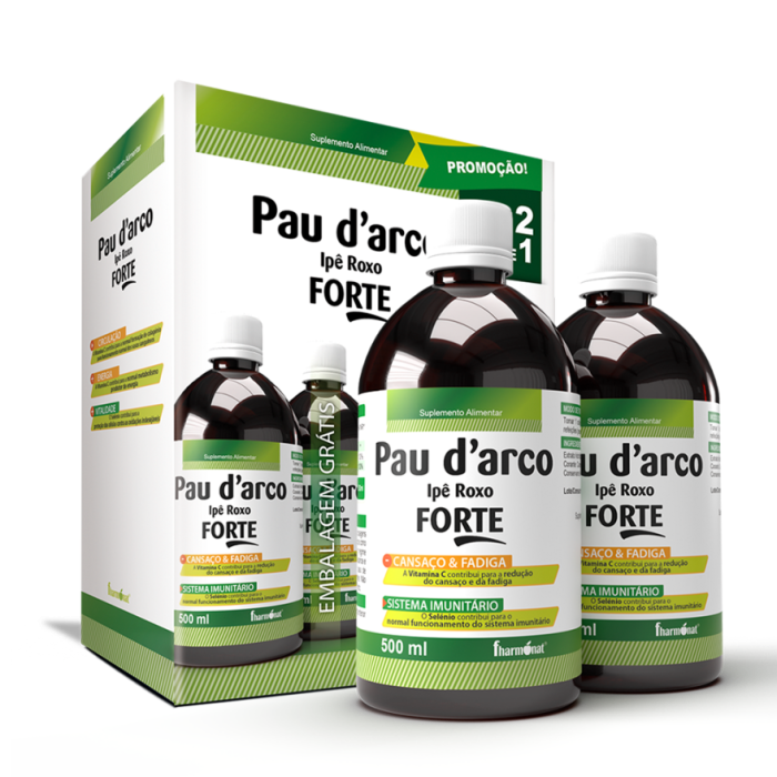 Pau D’arco Forte Pack Leve 2 Pague 1 2x500ml