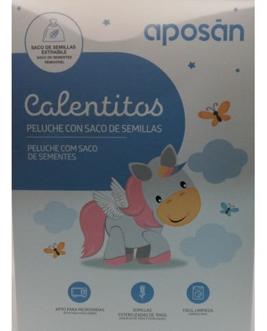 Aposán Peluche Calentitos Unicórnio