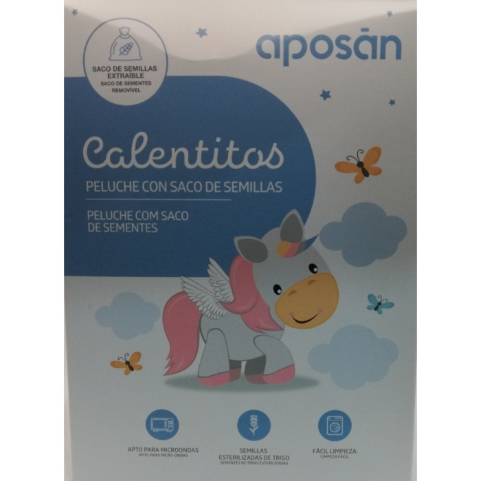 Aposán Peluche Calentitos Unicórnio