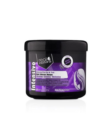 REAL NATURA MÁSCARA PRO-COR E TOM MATIZANTE 500ML