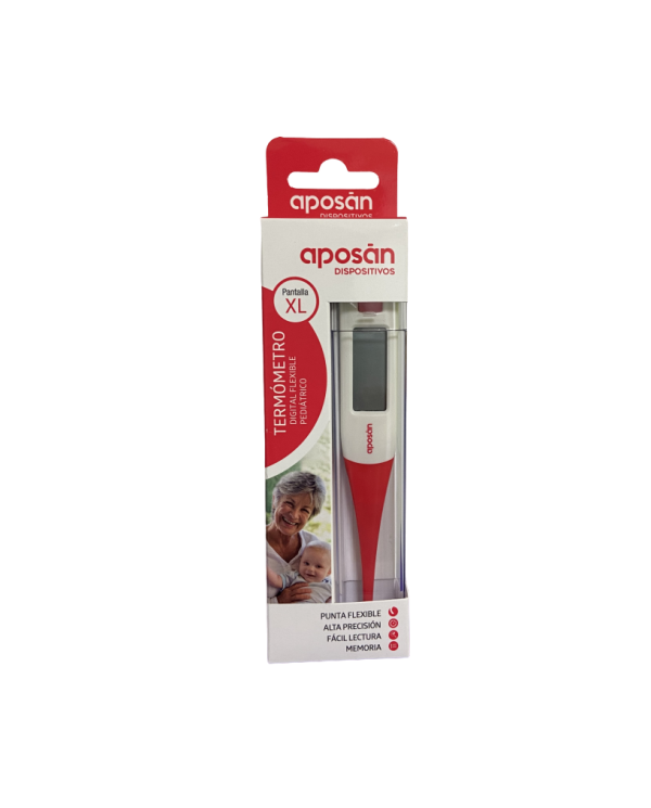 TERMÓMETRO DIGITAL FLEXÍVEL PEDIÁTRICO XL APOSAN 1 UNIDADE