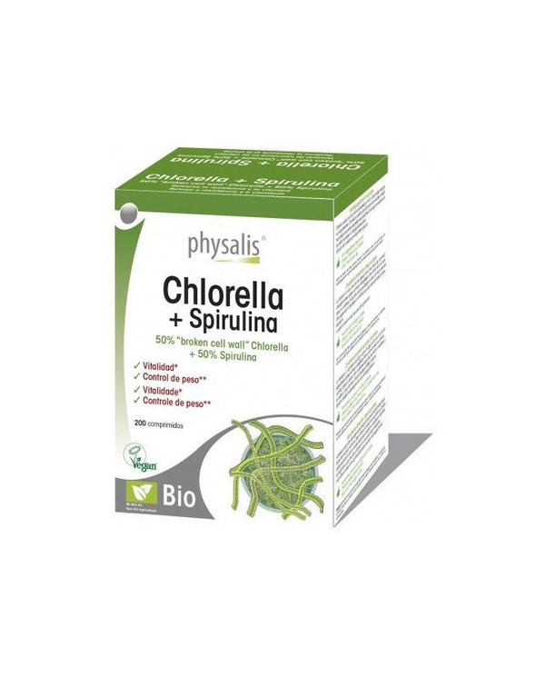 PHYSALIS CHLORELLA + SPIRULINA 200COMPRIMIDOS
