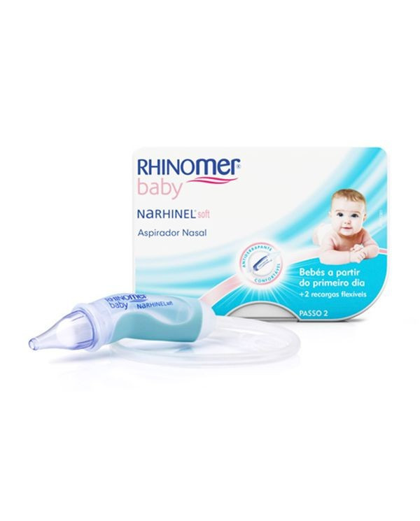 Rhinomer Bebé Soft Aspirador Nasal + 2 Recargas