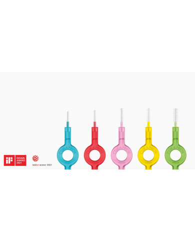 CURAPROX PRIME PLUS HANDY KIT ESCOVILHÃO CPS 06-011- 5 UNIDADE(S) MIX - COM CABO UHS 409