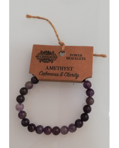 PULSERA ENERGÉTICA - AMATISTA 1 UNIDAD