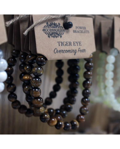 PULSERA ENERGÉTICA - OJO DE TIGRE 1 UNIDAD