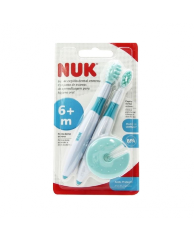 NUK Conjunto de Escovas Treino Higiene Oral +6m