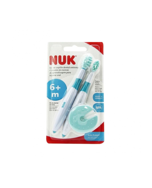 NUK Conjunto de Escovas Treino Higiene Oral +6m