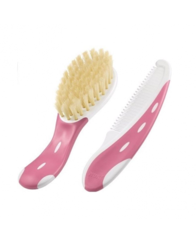 Nuk Escova Cabelo + Pente Rosa