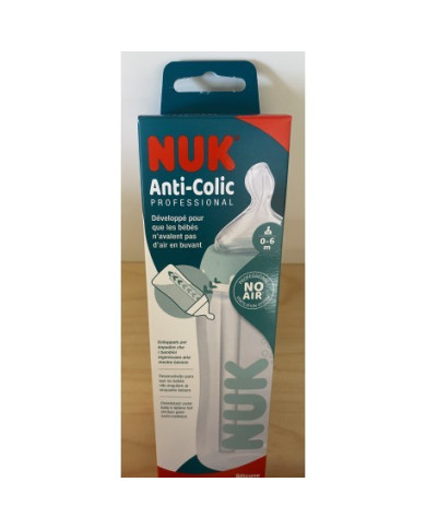 Nuk Biberão Anti-Colic Profissional 0-6m com Controle de Temperatura 300ml