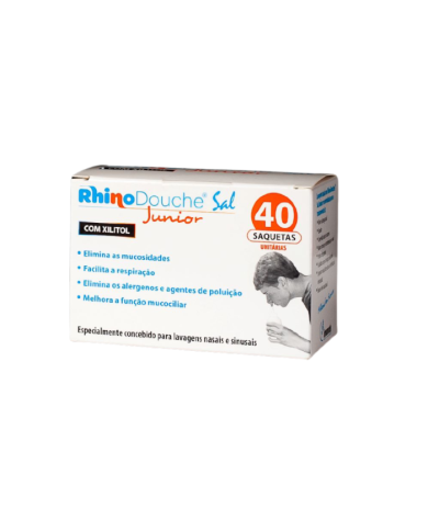 Sobres de lavado nasal RhinoDouche Sal Junior 2,5 g x 40