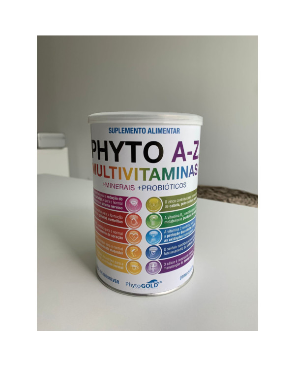 PHYTO A - Z MULTIVITAMINAS + MINERAIS + FOS PÓ 300g