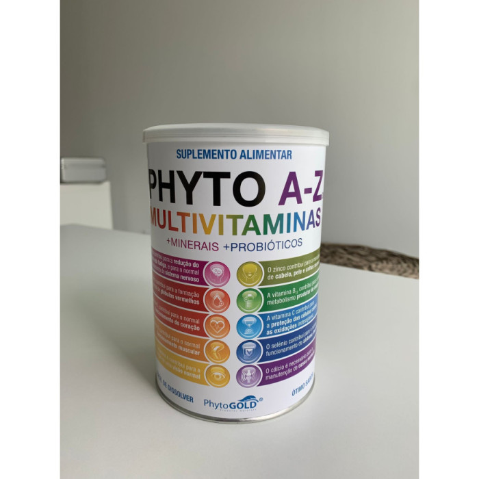 PHYTO A - Z MULTIVITAMINAS + MINERAIS + FOS PÓ 300g