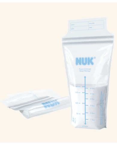 NUK SACOS CONGELAÇÃO LEITE MATERNO 25UN.