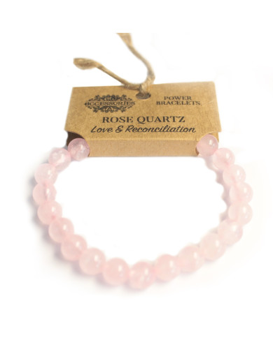 Pulseira Energia - Quartzo Rosa 1un