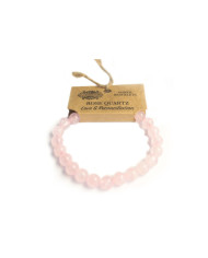 PULSERA ENERGÉTICA -CUARZO Rosa 1 unidad