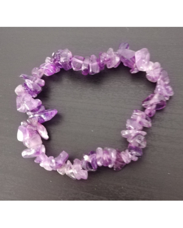 Pulseira Ametista Chip - 1un