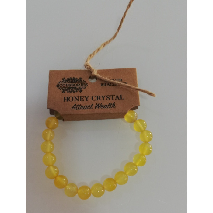 Pulseira de Energia Calcite Cristal Mel 1 unid