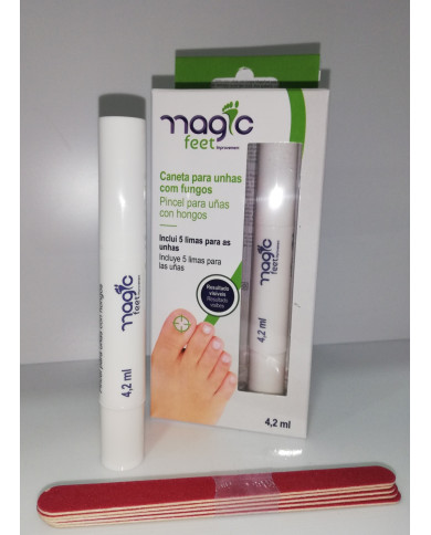 MagicFeet Caneta para unhas com fungos 4,2 ml + Limas 5 Unidade(s)