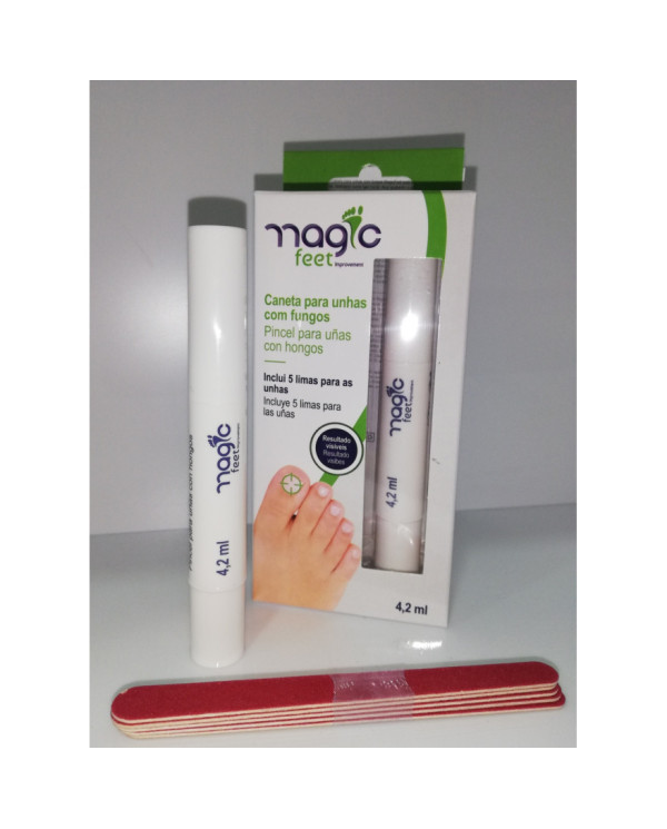 MagicFeet Caneta para unhas com fungos 4,2 ml + Limas 5 Unidade(s)