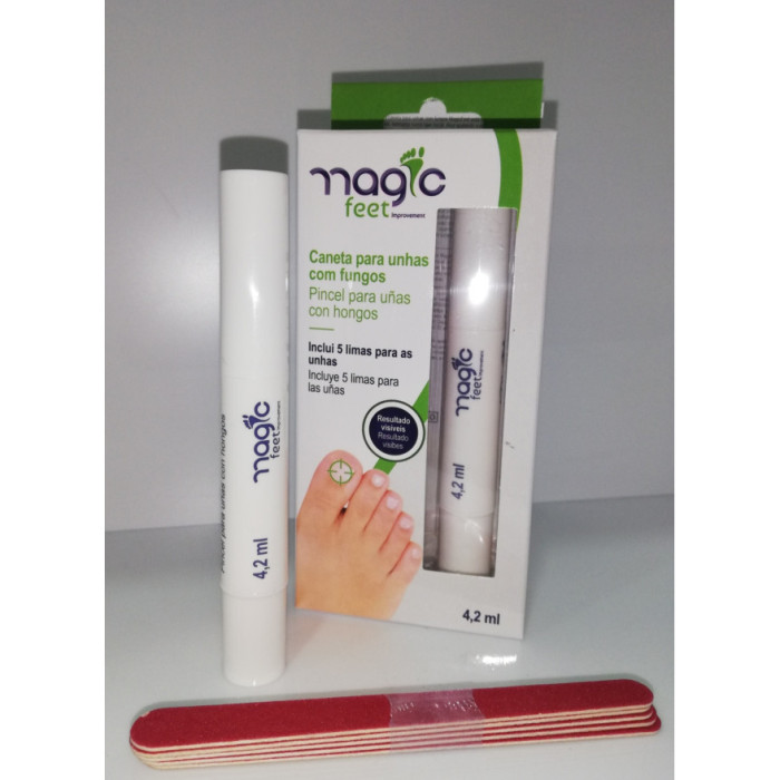 MagicFeet Caneta para unhas com fungos 4,2 ml + Limas 5 Unidade(s)
