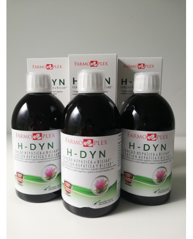 3 x Solución H-DYN 500 ml Farmoplex - Paquete triple Pharmavida