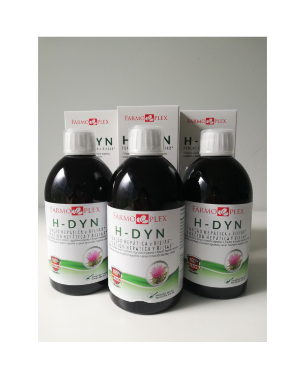 PACK 3 x H-DYN SOLUÇÃO 500 ML FARMOPLEX - PACK TRIPLO PHARMAVIDA