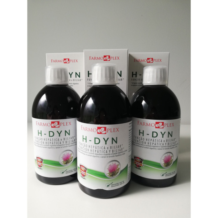 3 x Solución H-DYN 500 ml Farmoplex - Paquete triple Pharmavida