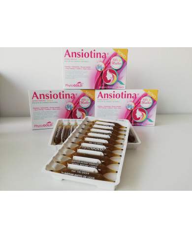 ANSIOTINA 100% MULHER 30 AMPOLAS  LEVE 3 PAGUE 2- PHYTOGOLD