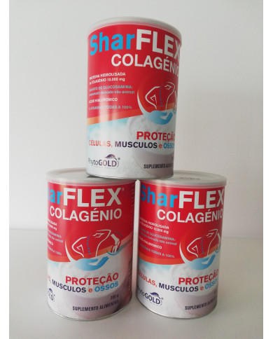 SHARFLEX COLAGÉNIO PROTEÇÃO 300G – PACK TRIPLO PHARMAVIDA