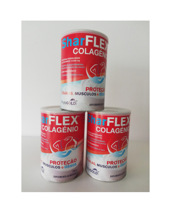 SHARFLEX COLAGÉNIO PROTEÇÃO 300G – PACK TRIPLO PHARMAVIDA