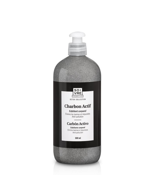 EXFOLIANTE CORPORAL CARVÃO ACTIVO 500ML SOIVRE
