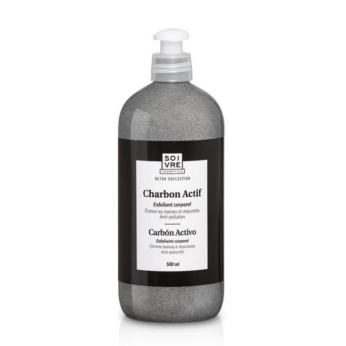 EXFOLIANTE CORPORAL CARVÃO ACTIVO 500ML SOIVRE