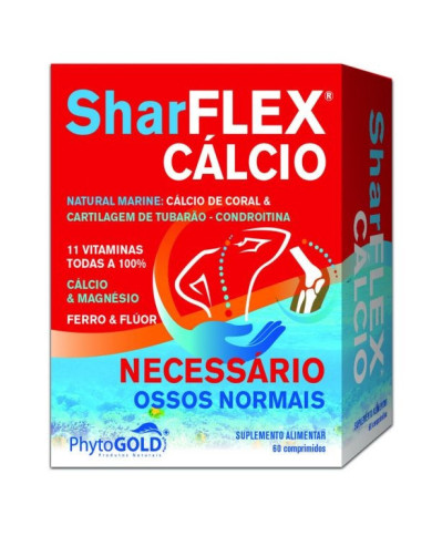 SHARFLEX CALCIO – 60 COMPRIMIDOS – PHYTOGOLD