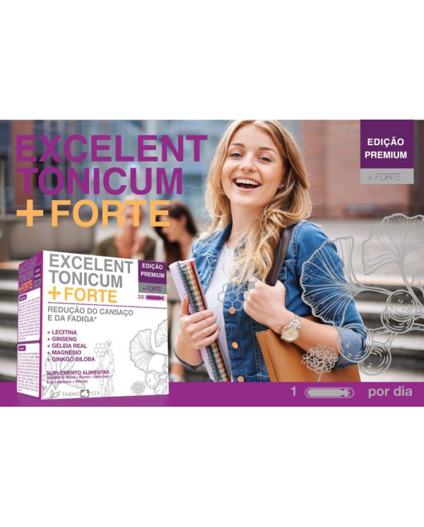 EXCELENT TONICUM + FORTE PREMIUM FARMOPLEX 30 AMPOLAS
