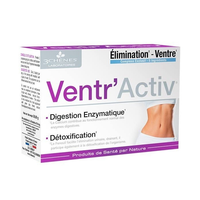 VENTR'ACTIV ENZIMAS DIGESTIVAS 60 COMPRIMIDOS