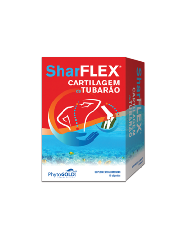 SHARFLEX CARTILAGEM DE TUBARÃO 60 CAPSULAS PHYTOGOLD