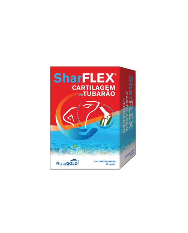 SHARFLEX CARTILAGEM DE TUBARÃO 60 CAPSULAS PHYTOGOLD