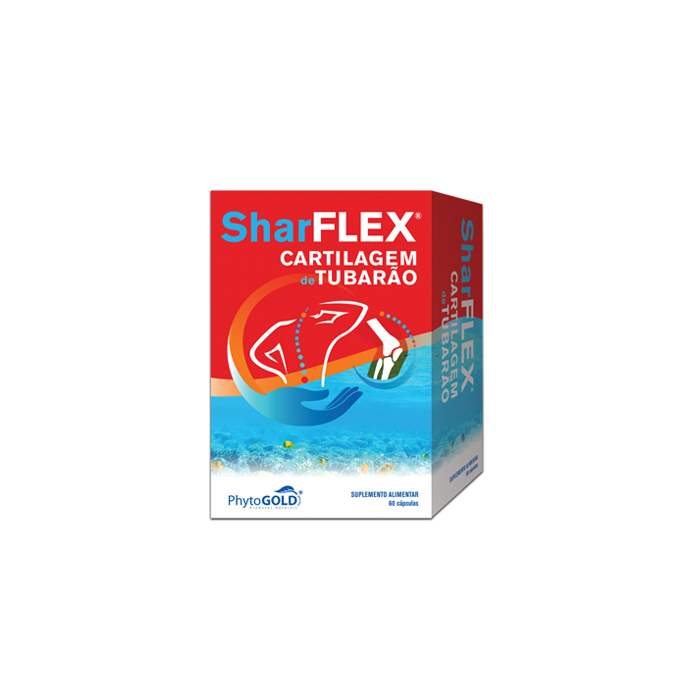 SHARFLEX CARTILAGEM DE TUBARÃO 60 CAPSULAS PHYTOGOLD