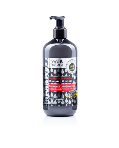 REAL NATURA PRO-NUTRIÇÃO BOMBA CHAMPÔ SEM SAL 500ML