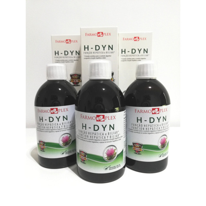 PACK 3 x H-DYN SOLUÇÃO 500 ML FARMOPLEX - PACK TRIPLO PHARMAVIDA