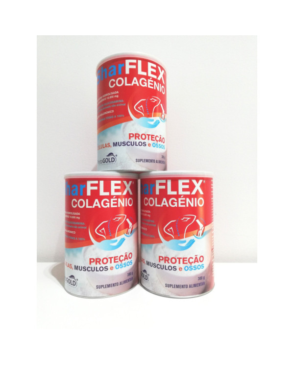 SHARFLEX COLAGÉNIO PROTEÇÃO 300G – PACK TRIPLO PHARMAVIDA