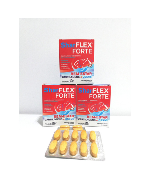 SHARFLEX FORTE 60 COMPRIMIDOS - PACK TRIPLO PHARMAVIDA